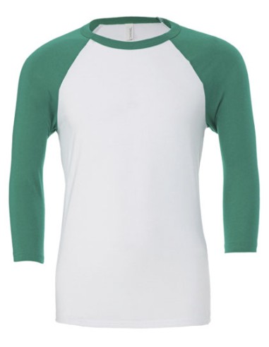 CAN-3200-Unisex 3/4 Sleeve Baseball T-Shirt